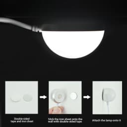 3W 5W USB Mini Night Light Portable Magnet LED Blub 1.5m USB Cable Book Reading Light with Switch for Children Dormitory Bedroom