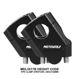 Universal Motorcycle 22mm 28mm Handlebar Riser Motocross Heightening Clamp Mount For BMW Fits For Honda For Suzuki For Kawasaki