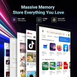 Google Play Support 14 Inch Tablet Pc Android 14 Tablet 16+512GB Phone Call BT 5G WiFi Pad Hebrew/Russian Global Language