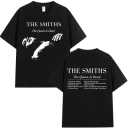 The Smiths The Queen Is Dead T Shirt 1980's Indie, Morrissey Oversized T-shirt Vintage Punk Rock Band T-shirts Streetwear Unisex