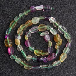 6-8MM Natural Stone Beads Amethysts Fluorite Citrine Irregular Shape Loose Bead For Women Jewelry Making Bracelet DIY Accessory