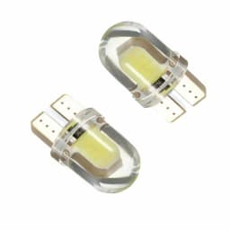 10PCS T10 W5W COB Light Bulb 1W DC12V Mini LED Lights White Blue Red Yellow Green Pink Silicone Lamp for Car Interior Lighting