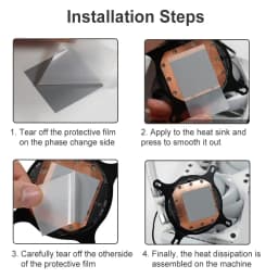 Honeywell PTM7950 Thermal Pad Paste PTM 7950 Phase Change GPU CPU Heatsink 80x80 Cooling Conductive Silicone Pad