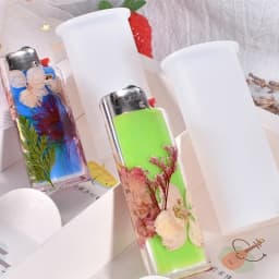 Lighter Cover Silicone Resin Mold Lighter Protective Cover Epoxy Resin Mold for J5/ J3/J6 Accessories