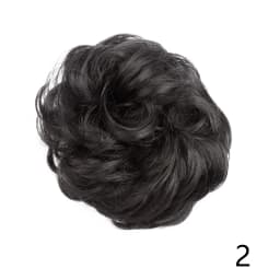 Synthetic Hair Bun Wig Donut Wavy Elastic Rubber Scrunchie Hair Pieces Ladies Ponytail Hair Extension Curly Wrap
