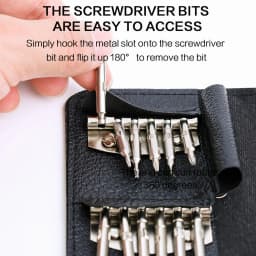 25 in 1 Precision Screwdriver Set Multifunctional Torx Screwdriver Bits Repair Tool Kit for Cell Phone Tablet PC Laptop Watch Eyeglass Electronic Device Camera Game Console DIY Fixing Hardware Hand Tools