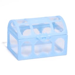 2Pcs Transparent Storage Vintage Organizer Box Treasure Chest Pirate Treasure Box Crystal Gem Jewelry Box Plastic Earrings Chest