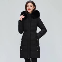 Women's Winter Parka Coat Hooded Korean Version Lady Down Cotton Jacket Warm Temperament Ladies Cotton Padded Outerwear