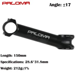 Paloma Bicycle Extended Stem 150mm Long 12 Degree CNC Handle 28.6 * 31.8mm Mountain Bike Road Bike Equipment Accessories