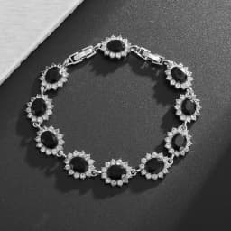 Water Drop Silver Color Bracelet Women\'s Extended 8 Color Zircon Gift Fashion Bracelet