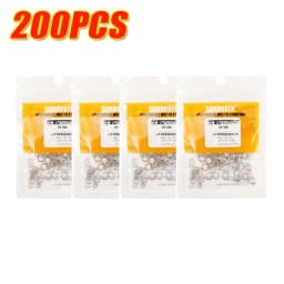 Heavy Duty Terminal Tackle Fishing Connection Ring Accessories Stainless Steel Fishing Split Rings Lure Connection Ring Set