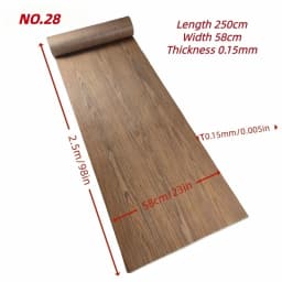 DIY High-EndTech Wood Veneer :for Wooden Refurbished Furniture Door Coffee Table Speaker Wall Panels Interior Home Decor