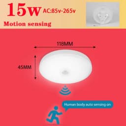 Led Ceiling Lamp Motion Sensor Night Light 110V 220V Smart Ceiling Light Indoor for Living Room Bathroom Hallway Ceiling Lightin