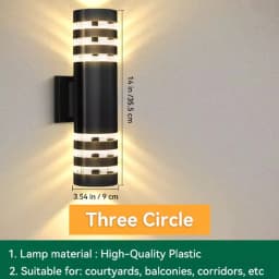 Outdoor Wall Light E27 LED Bulb Wall Light IP65 Waterproof Decor for Stairs Facade Lights Fixture Home Decor Lamp Wall Lighting