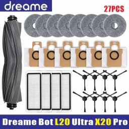 Dreame Bot L20 /L30 Ultra Accessories Main Side Brush Hepa Filter Mop Dust Bag Robot Vacuum Cleaner Replacement Parts