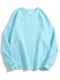Streamgirl Cotton Basic Sweatshirt Women Oversized Yellow Pullovers Loose Casual Tops Spring Colorful Sweatshirts Women Pink