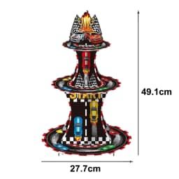 Racing Car Theme Party Decoration Checkered Paper Cups Cake Toppers For Race Theme Party Decor Car Theme Birthday Party Supplies