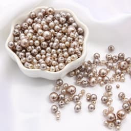 150Pcs Mix Size 3-8mm Beads With Hole Colorful Pearls Round Acrylic Imitation Pearl for DIY Jewelry Making Necklace Bracelet