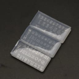 R3MC Mini Letter Numbers 3D Nail Art Decorations UV Crystal Epoxy Mold Silicone Mould