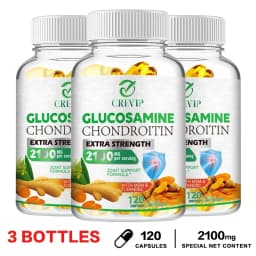 Glucosamine Chondroitin MSM Complex - Repairs Cartilage and Improves Back, Neck, Knee Joint Health, Mobility & Flexibility
