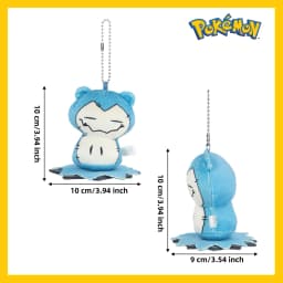 Mimikyu Eevee Plush Keychain Pocket Monster Cos Eeveelution Snorlax Doll Anime Pendant For Fan Collectible Sylveon Present Decor