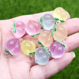 10PCS 8*34MM Cute Resin Bottle Charms Pendants Handmade Accessories Jewelry DIY Earring Necklace Keychain