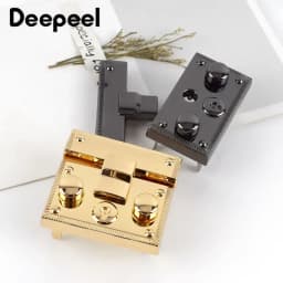 2/5Pcs Deepeel 40X45mm Metal Snap Lock Handbag Clasps Closure Buckle DIY Purse Twist Turn Locks Bags Replacement Accessories