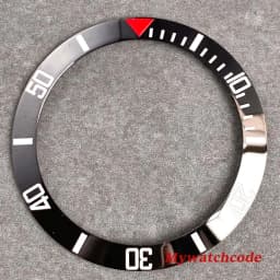 38mm X 30.6mm Watch Bezel Insert Ceramic Mods Replacement Fit For 40mm Automatic GMT SUB SKX 007 Repair Accessories Case Ring