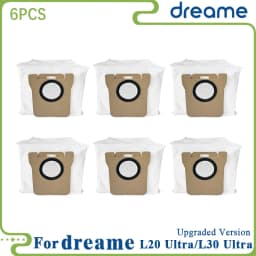 Dreame L20 Ultra/L20 Ultra Complete RLX41CE / L30 Ultra Parts Main Roller Side Brush Hepa Filter Mop Cloth Dust Bag