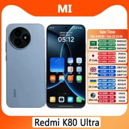 Original Redmi K80 Ultra Smartphone CN Version Dimensity 9400+ 120W 7410mAh Ultra-Long Battery Life