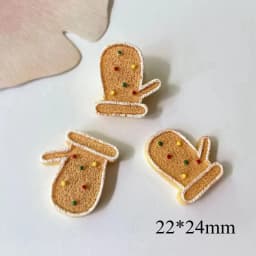10Pcs/set NEW Christmas Series Resin Flat Back Scrapbooking DIY Baby Headwear Home Decoration Bow Ornament Accessories