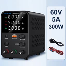 Wanptek Laboratory DC Power Supply 30V 5A 30V 10A 60V 5A 120V 3A Adjustable with USB Fast Charging Bench Switching Power Supply