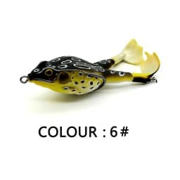 Goture Frog Type Topwater Lure Silicone Thunder Fishing Lure 8/9/10 CM Double Propeller Soft Bait Artificial Wobbler For Fishing