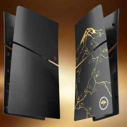 For PS5 Pro Dgital/For PS5 Slim Digital Edition Anti-Scratch Dustproof Case Replacement Hard Plastic Black Yotei Cover Skin