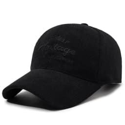 FS Brand 3D Letter Corduroy Caps For Men Red Brown Baseball Cap Winter Windproof Women Golf Cap Street Trucker Hat Gorras Hombre