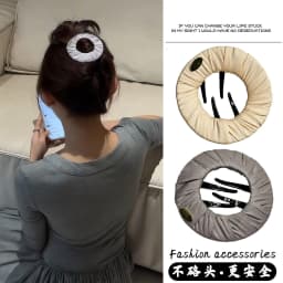 Creative Flat Pancake Hair Claw Clip, Sports Non-Slip Bun Holder, Comfortable No-Pull Hair Accessory for Women, Ideal for Daily