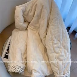 Women's Winter New Arrival Loose And Versatile Flannel Patchwork Print Diamond Grid Cotton Coat With Unique Design Apricot Top