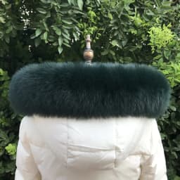Real Fox Fur Collar For Coat Hood Decors Women Men Winter Luxury Fur Scarf Genuine Female Furry 100% Natural Fur Scarves Shawls
