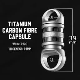 Luxury Titanium Key Chain Magnetic Spin Rotary for Car Key Ring Connector Anti-off Holder Men EDC Quickdraw Buckle Male Gadgets
