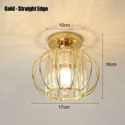 Glass Aisle Ceiling Light Fixtures for Corridor Balcony Ceiling Lampshade E27 Dining Room Chandelier Decoration Novelty Design