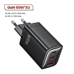 Toocki 65W GaN USB Charger Type C QC4.0 PD3.0 PPS Fast Charging for iPhone 16 15 14 Samsung 24 S23 Xiaomi Huawei Realme Laptop