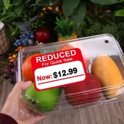 Reduced Stickers Price Pricing Retail Tags 1.5" X 2" Grocery Store Food Labels 500 Pcs