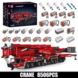 Mould King 17007/17008 Technical Car Toys Motorized LTM 11200 Crane Truck Building Block Assembly Model Brick Kid Christmas Gift