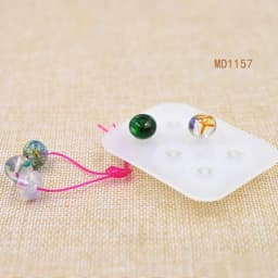 10MM Epoxy Resin Molds Big Hole Bead Silicone Mold Fit For Add-a-Bead Bracelet DIY Resin Jewelry Making
