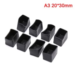 8pcs Rectangle Silicone Chair Leg Caps Non-slip Table Foot Cover Socks Protector Hot Sale New Arrival