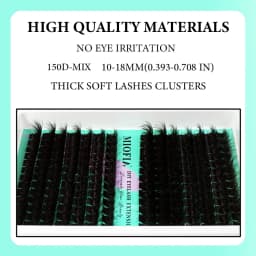 New 14/30 Rows DIY 5D Fluffy Lash Clusters 30D-150D Thick Eyelash Clusters Individual Lashes 10-18mm Cluster Eyelash Extension