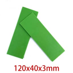 2pieces Composite G10 Knife Handle Material for DIY Handmade Knife Handle Making Material G10 Tool Patch Material 120x40x3mm