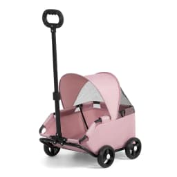 carrinho pet Luxury 4-Wheel Foldable Dog Cat Travel Stroller Foldable Lightweight Cross-Border Made From Mesh for Camping