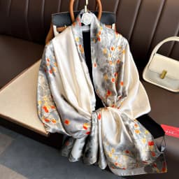 Luxury Design 180X90CM Long Shawls Beach Women Square Scarves Popular The Four Seasons Bandanna Sunscreen New Style Silk Scarf