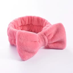 Stripe Polka Dots Leopard Coral Fleece Soft Headband Cross Top Knot Hairband Women Girls Wash Face Spa Headwear Hair Accessories